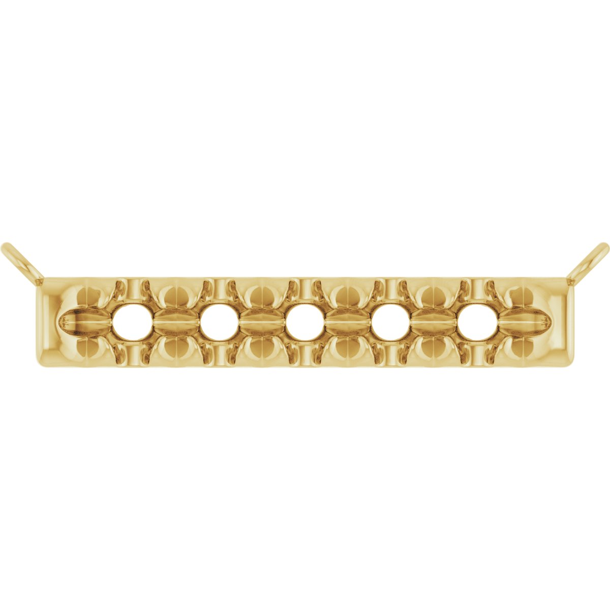 French-Set Family Bar Necklace or Center