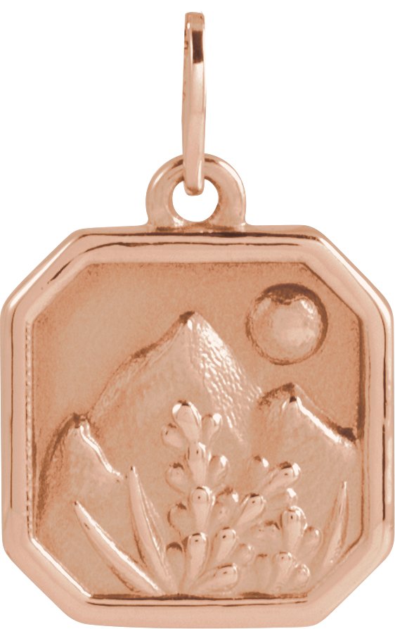 14K Rose Mountain Pendant Ref 22125332