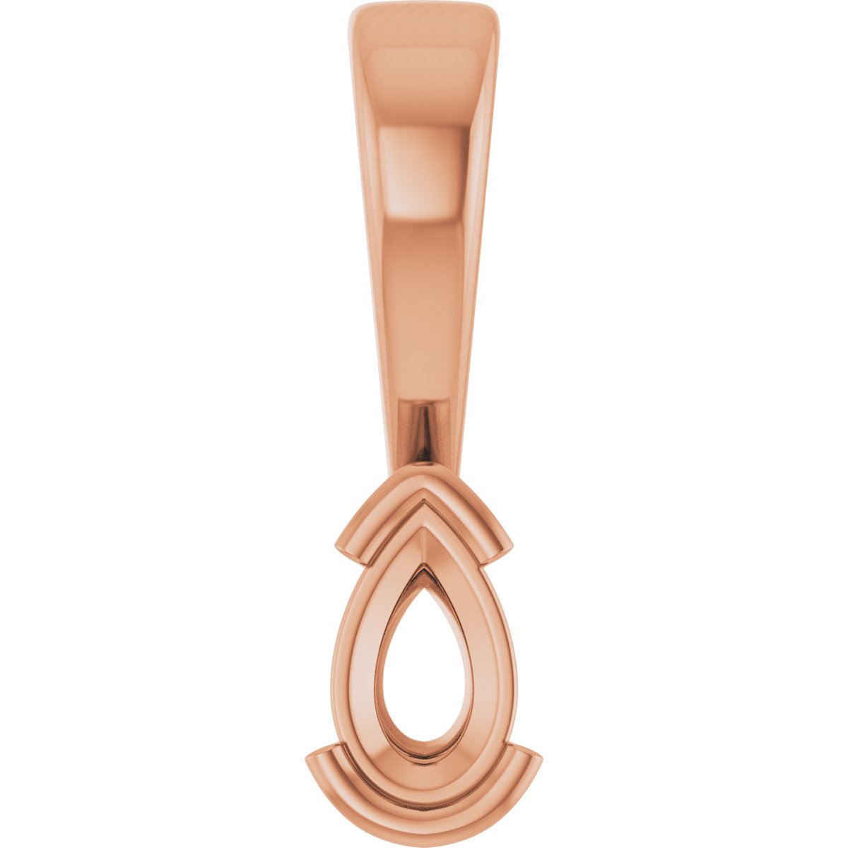 Half Bezel Solitaire Charm/Pendant