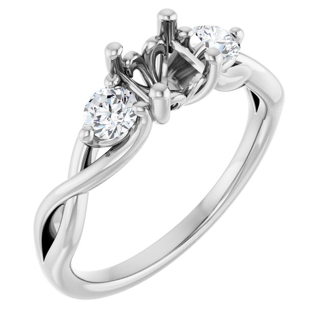 14k White Gold