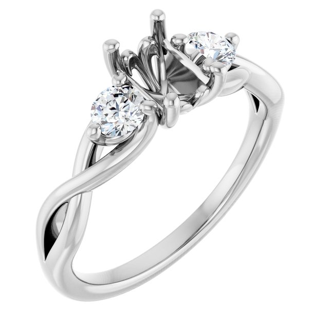 14k White Gold