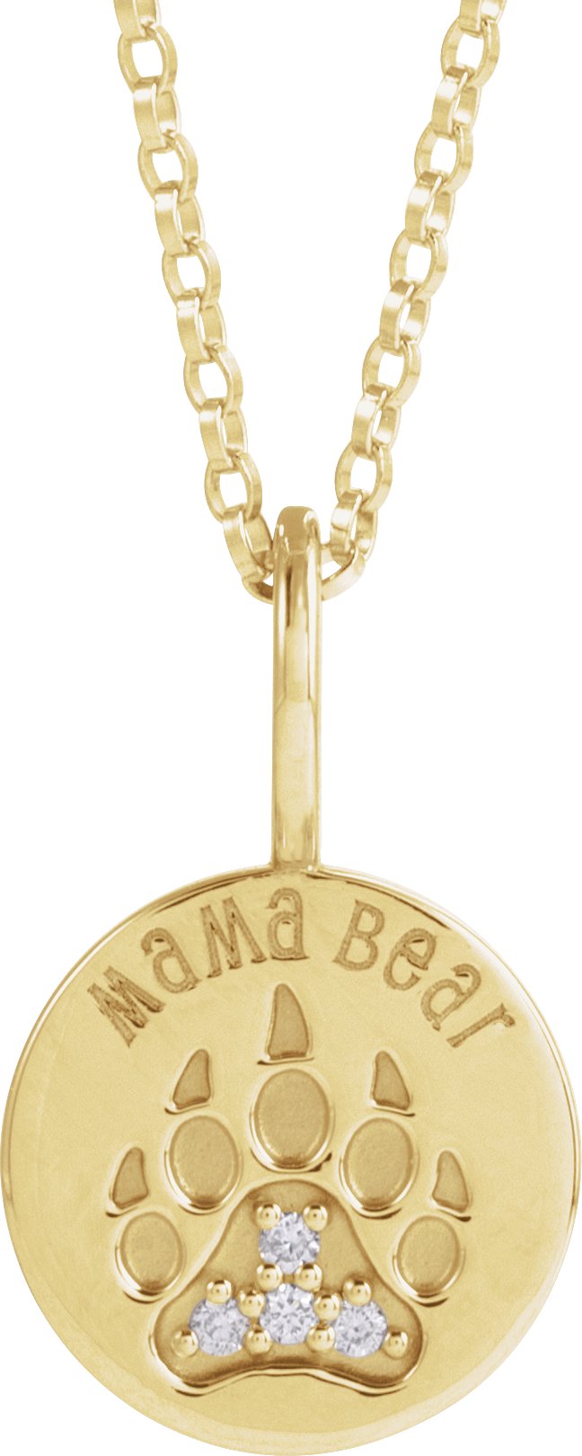 Mama Bear Necklace or Pendant