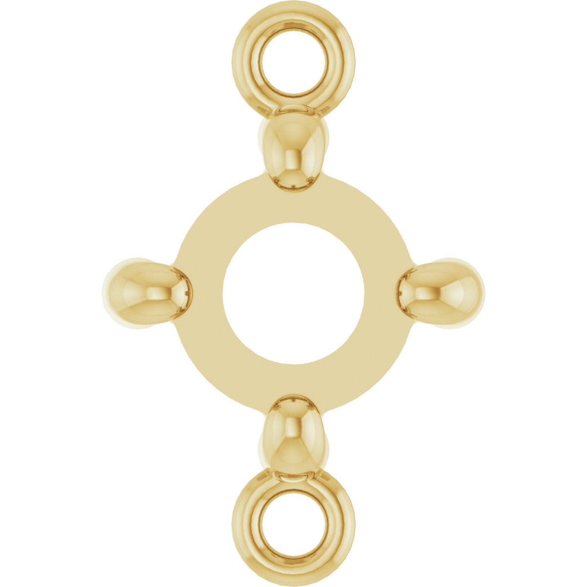 Rose Cut/Cabochon 4-Prong Link