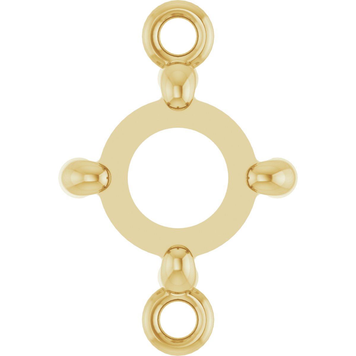 Rose Cut/Cabochon 4-Prong Link