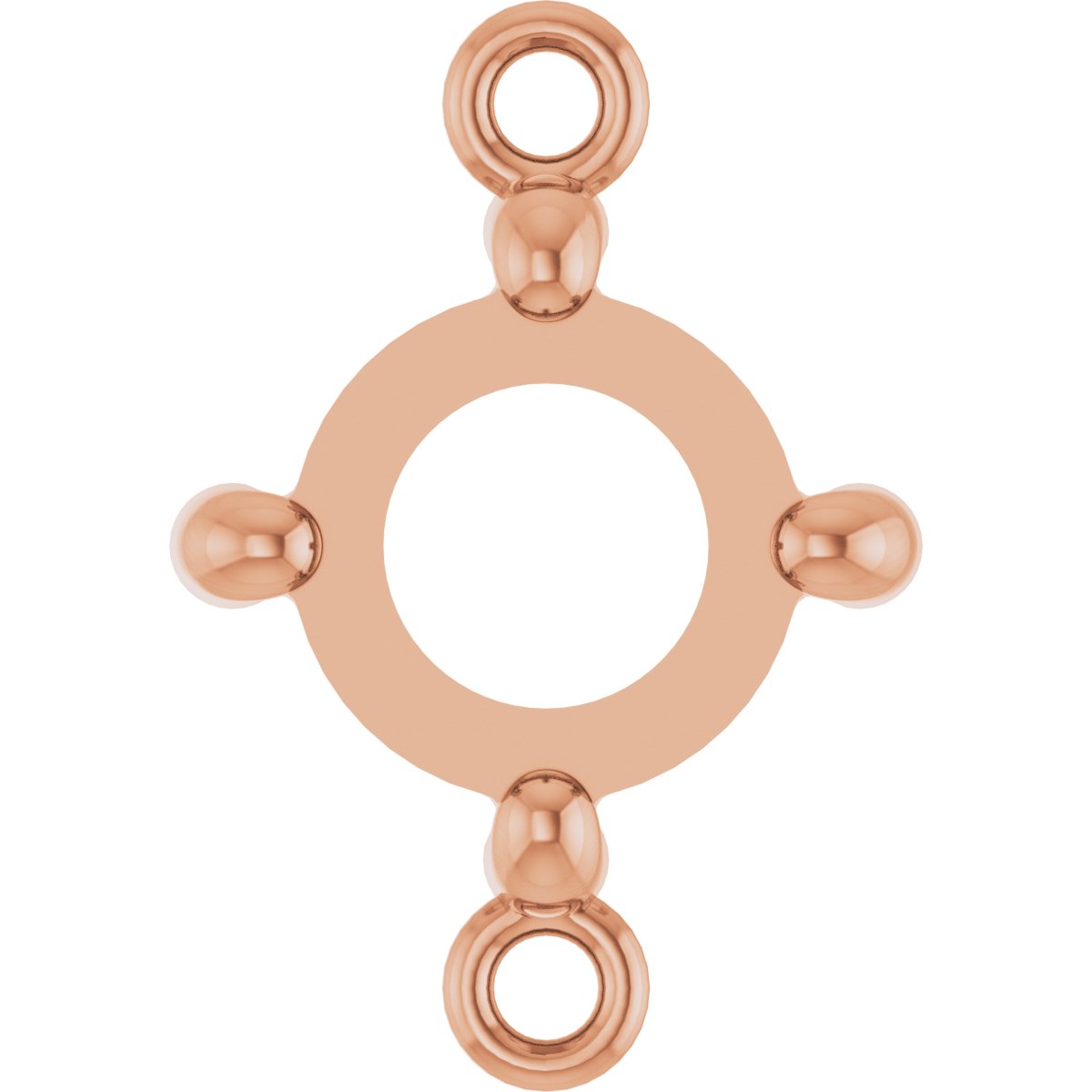 Rose Cut/Cabochon 4-Prong Link