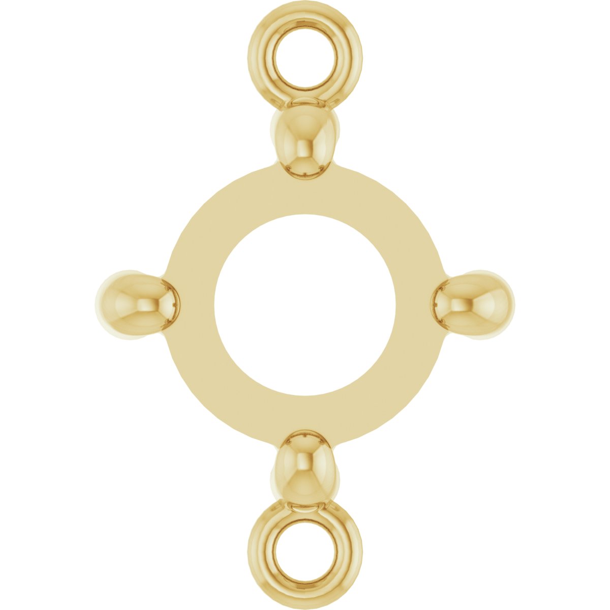 Rose Cut/Cabochon 4-Prong Link