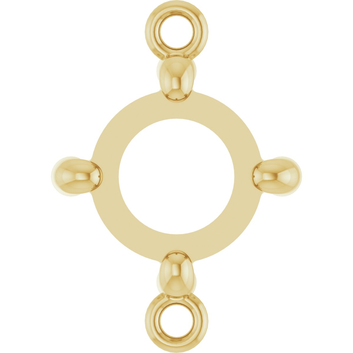 Rose Cut/Cabochon 4-Prong Link