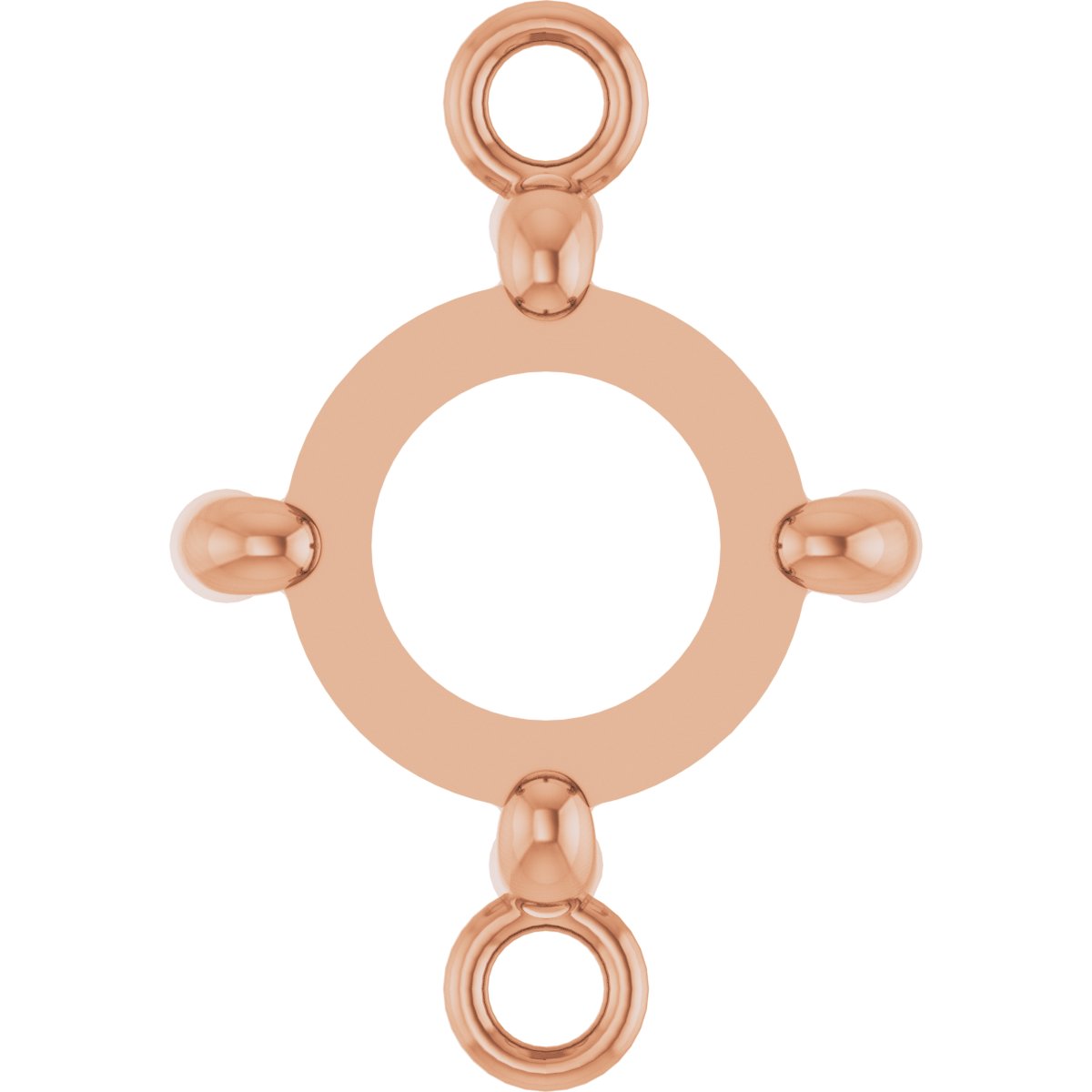 Rose Cut/Cabochon 4-Prong Link