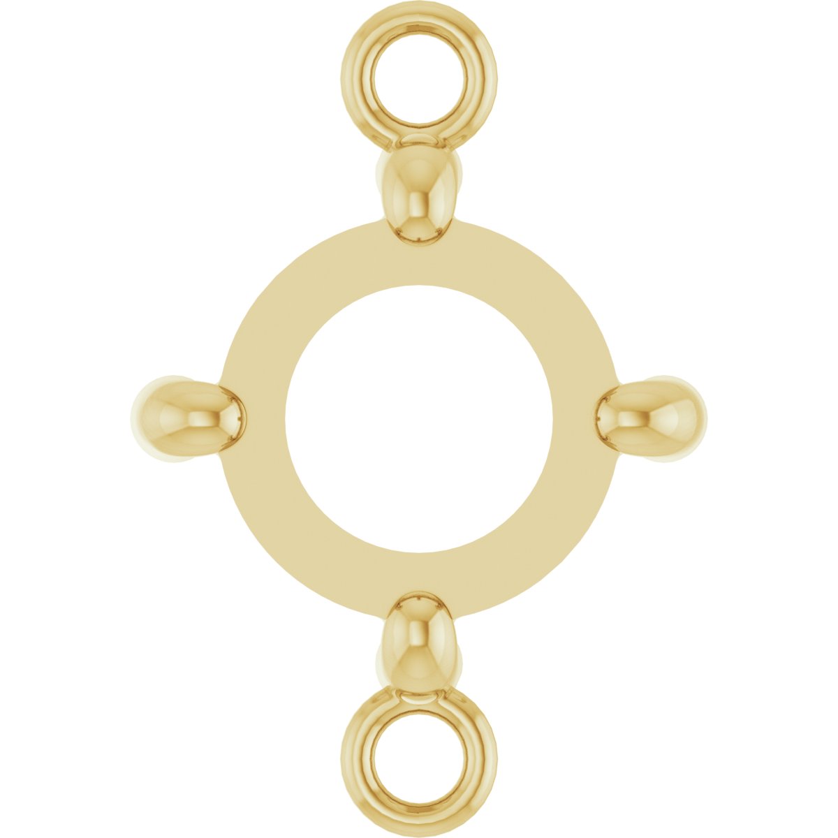 Rose Cut/Cabochon 4-Prong Link