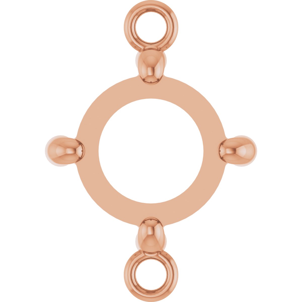 Rose Cut/Cabochon 4-Prong Link