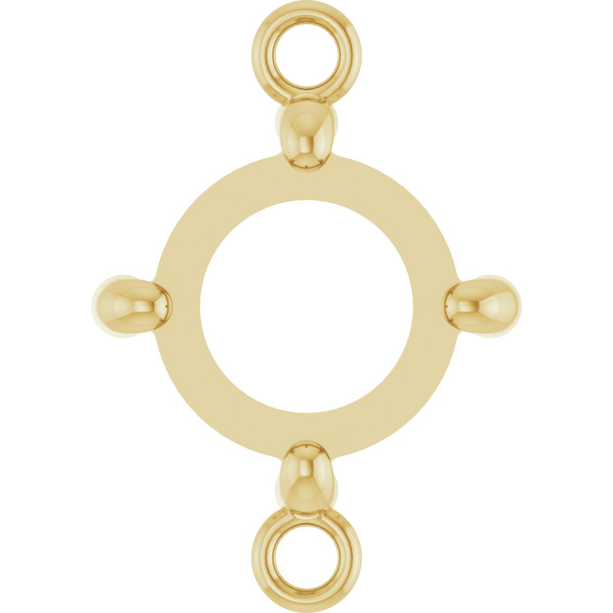 Rose Cut/Cabochon 4-Prong Link