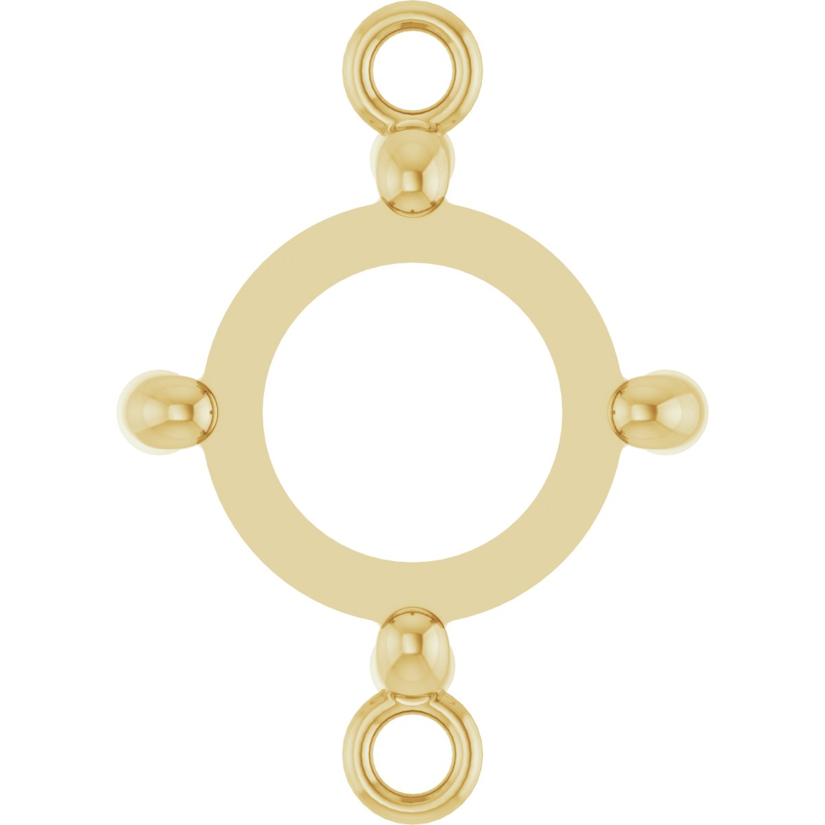 Rose Cut/Cabochon 4-Prong Link