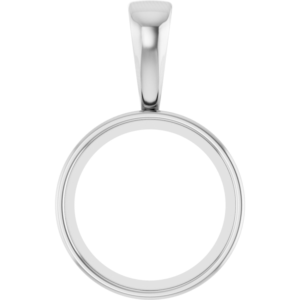 Bezel-Set Solitaire Pendant