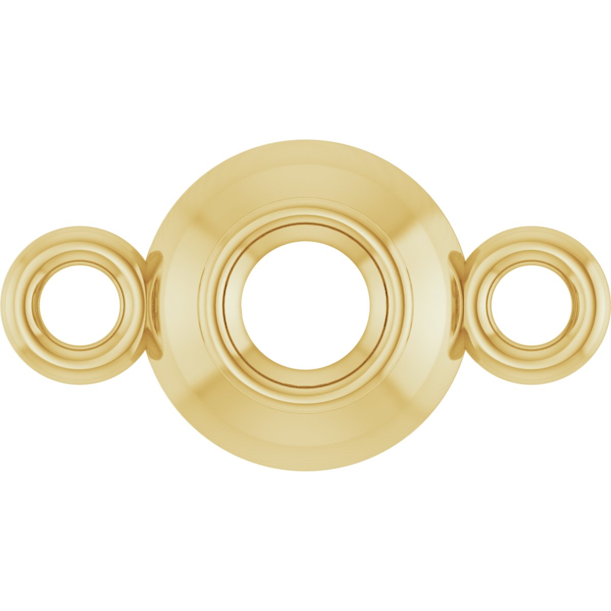 Round Bezel-Set Link