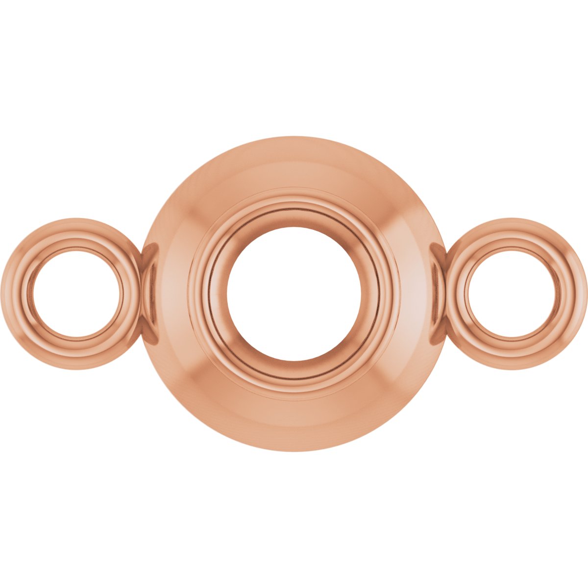 Round Bezel-Set Link