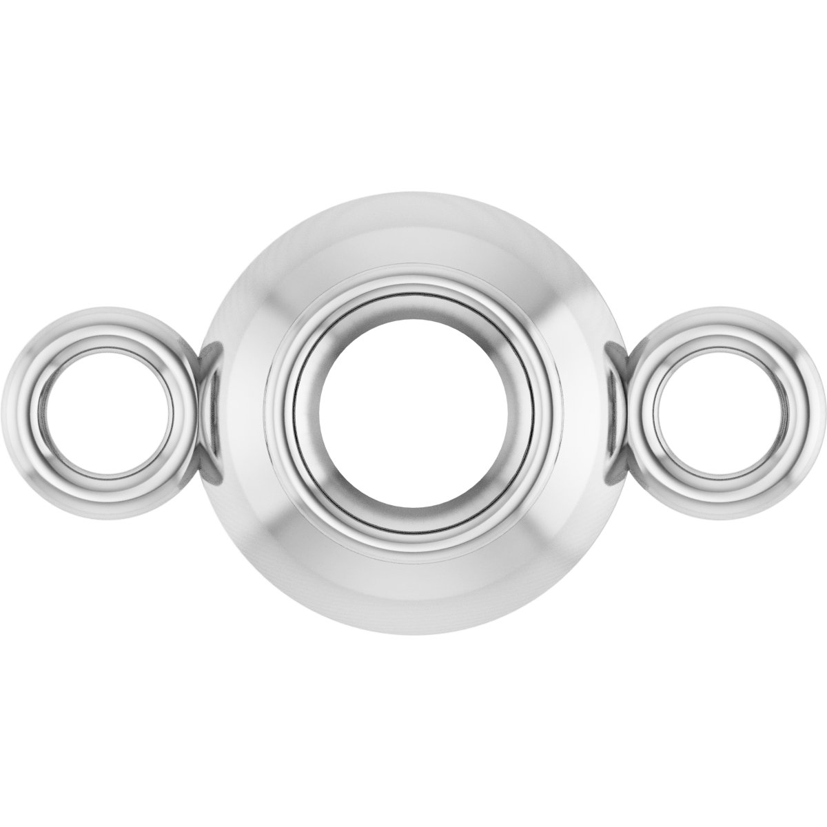 Round Bezel-Set Link