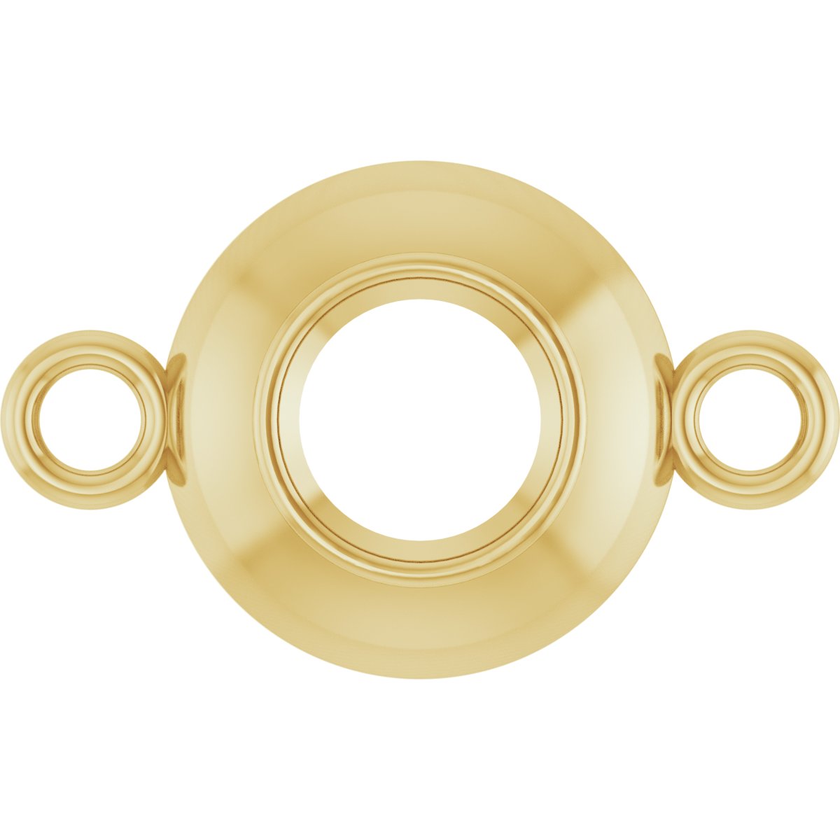 Round Bezel-Set Link