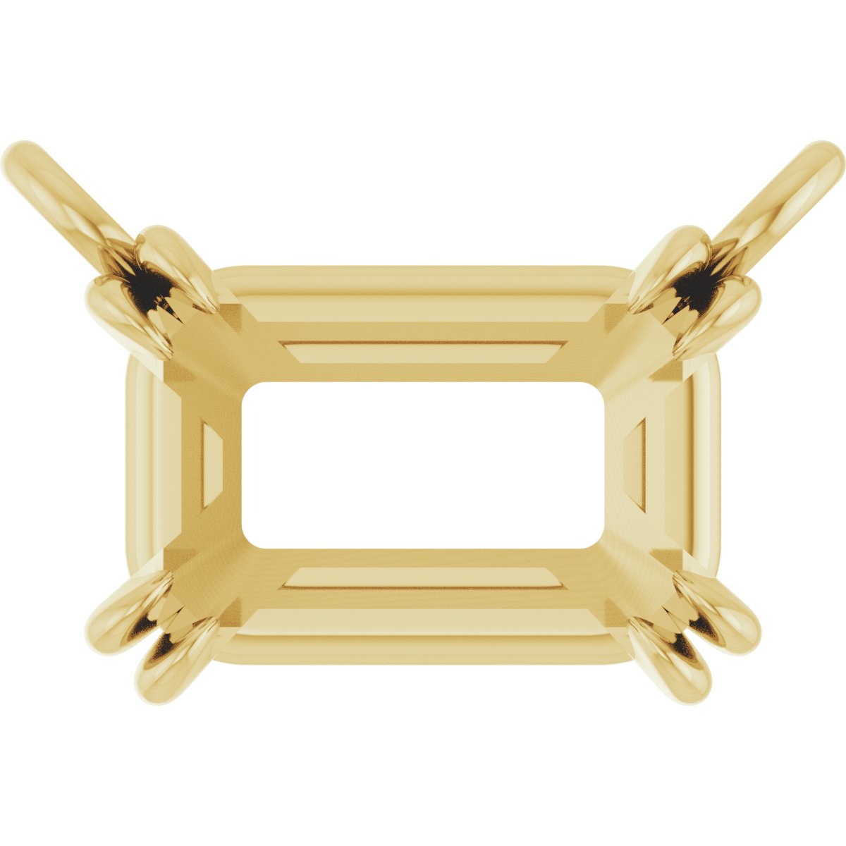Double-Claw Solitaire Necklace Center