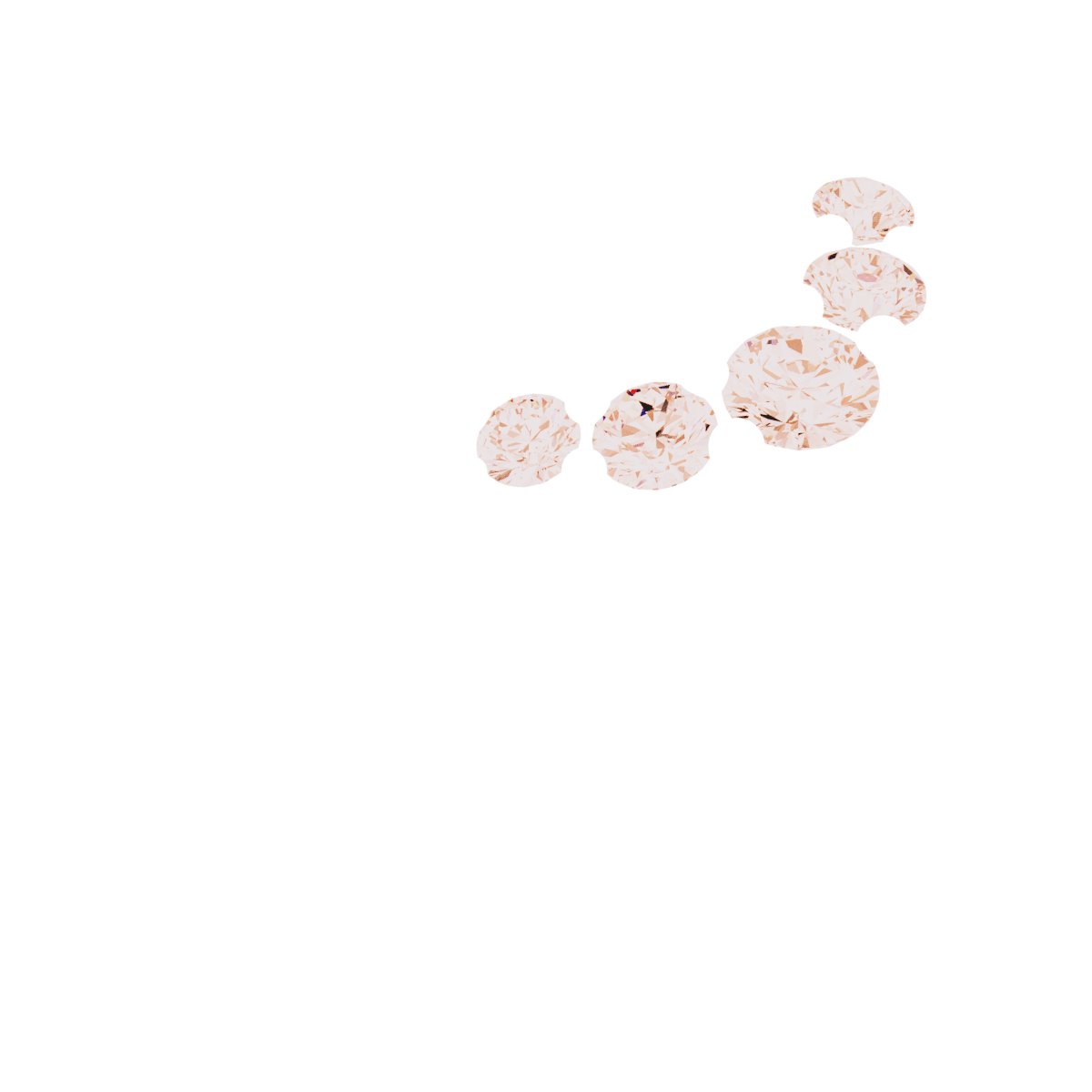1/6 CTW Natural Diamond Contour Band – 14K Rose Gold