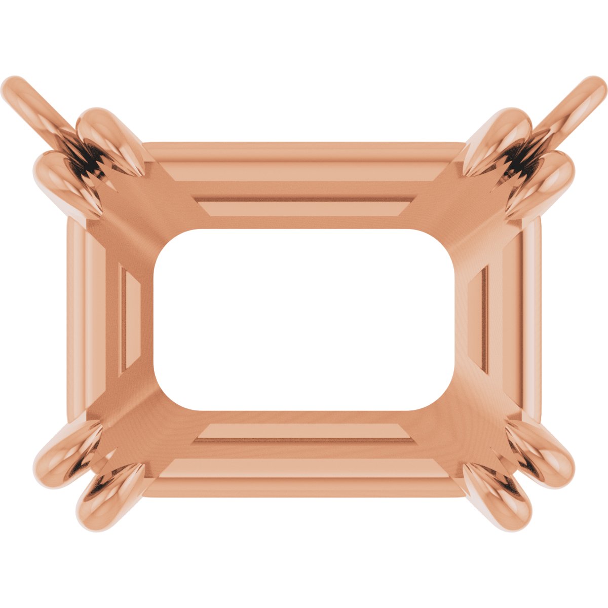 Double-Claw Solitaire Necklace Center