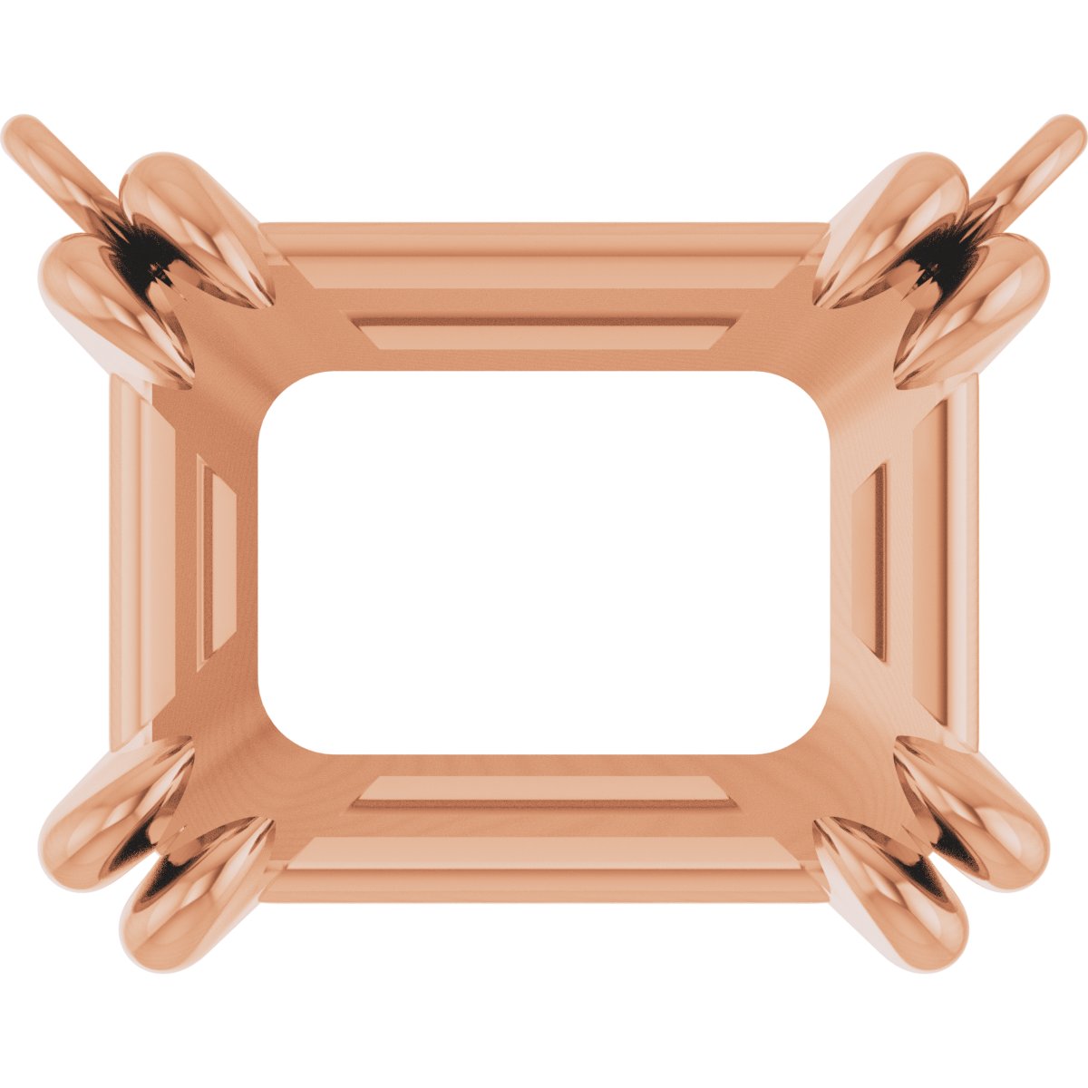 Double-Claw Solitaire Necklace Center