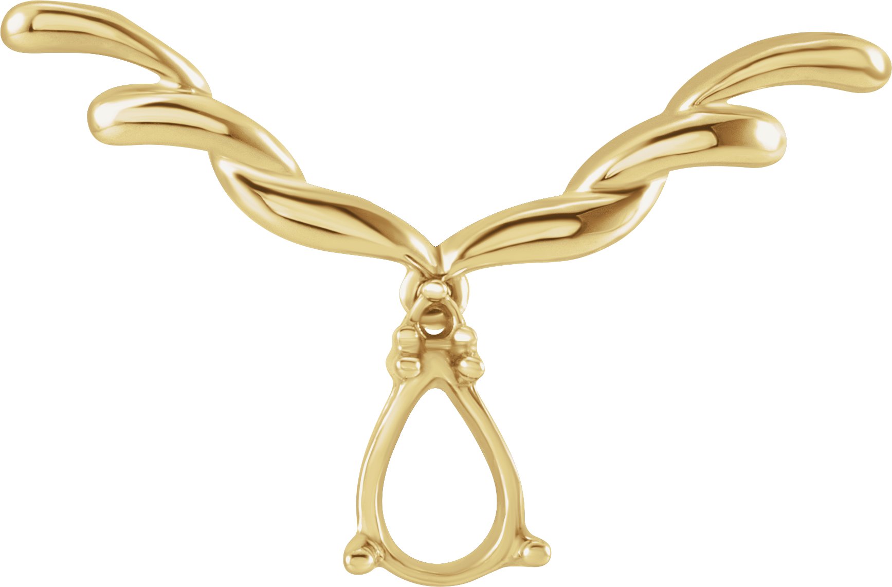Pear Necklace Center