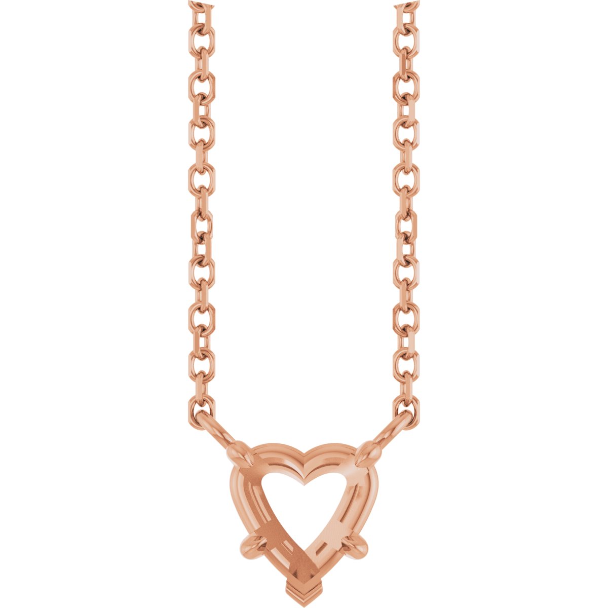Heart Solitaire Necklace