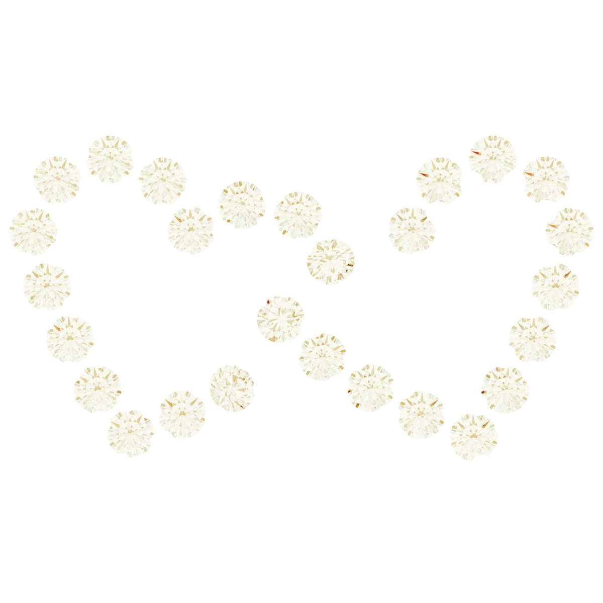Accented Interlocking Heart Trim
