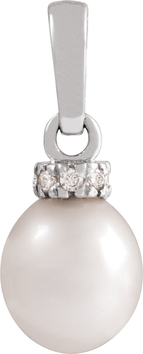 Accented Pearl Pendant