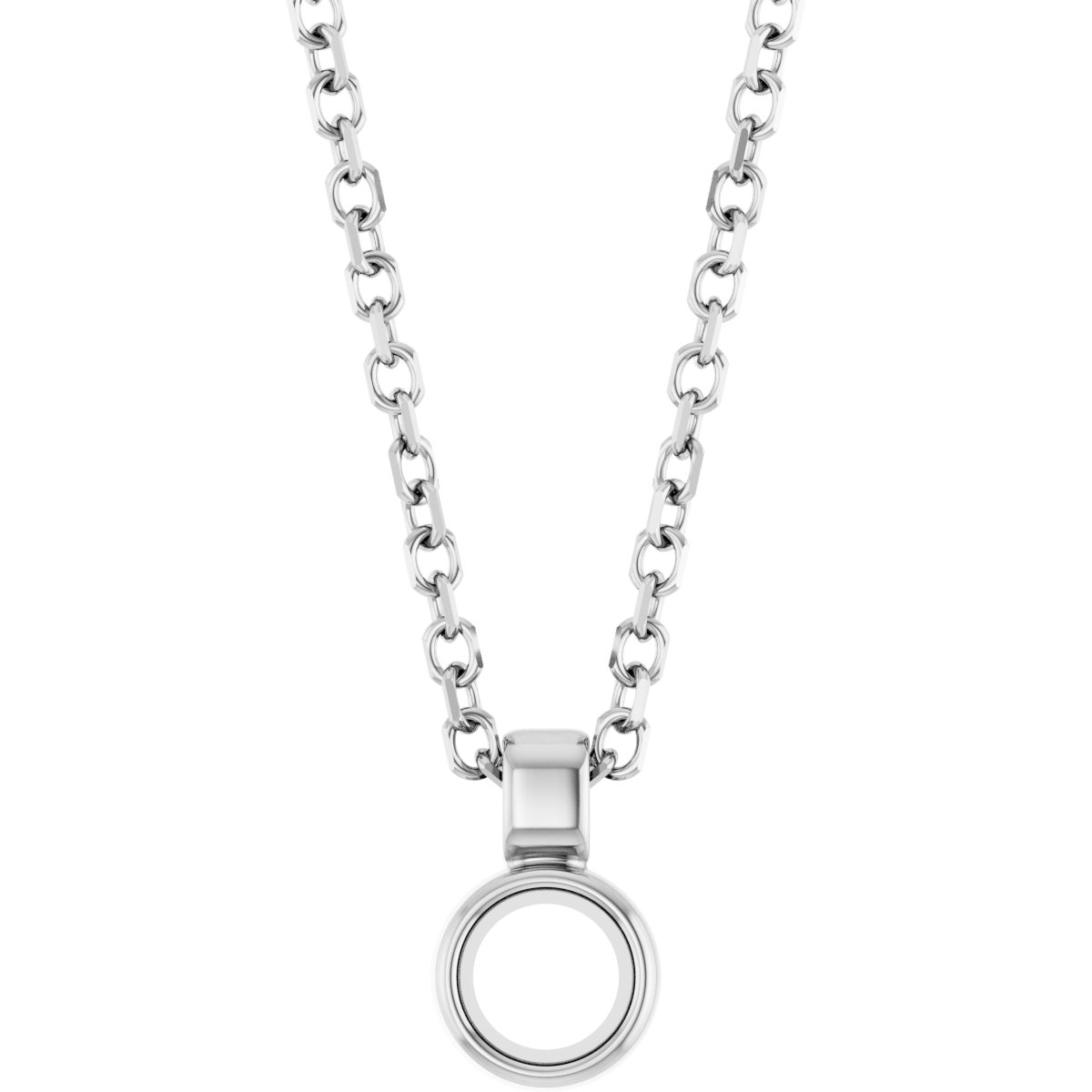 Bezel-Set  Necklace or Pendant