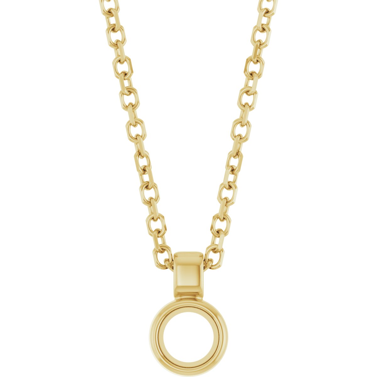 Bezel-Set  Necklace or Pendant