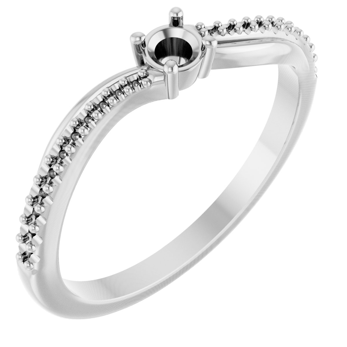 14k White Gold