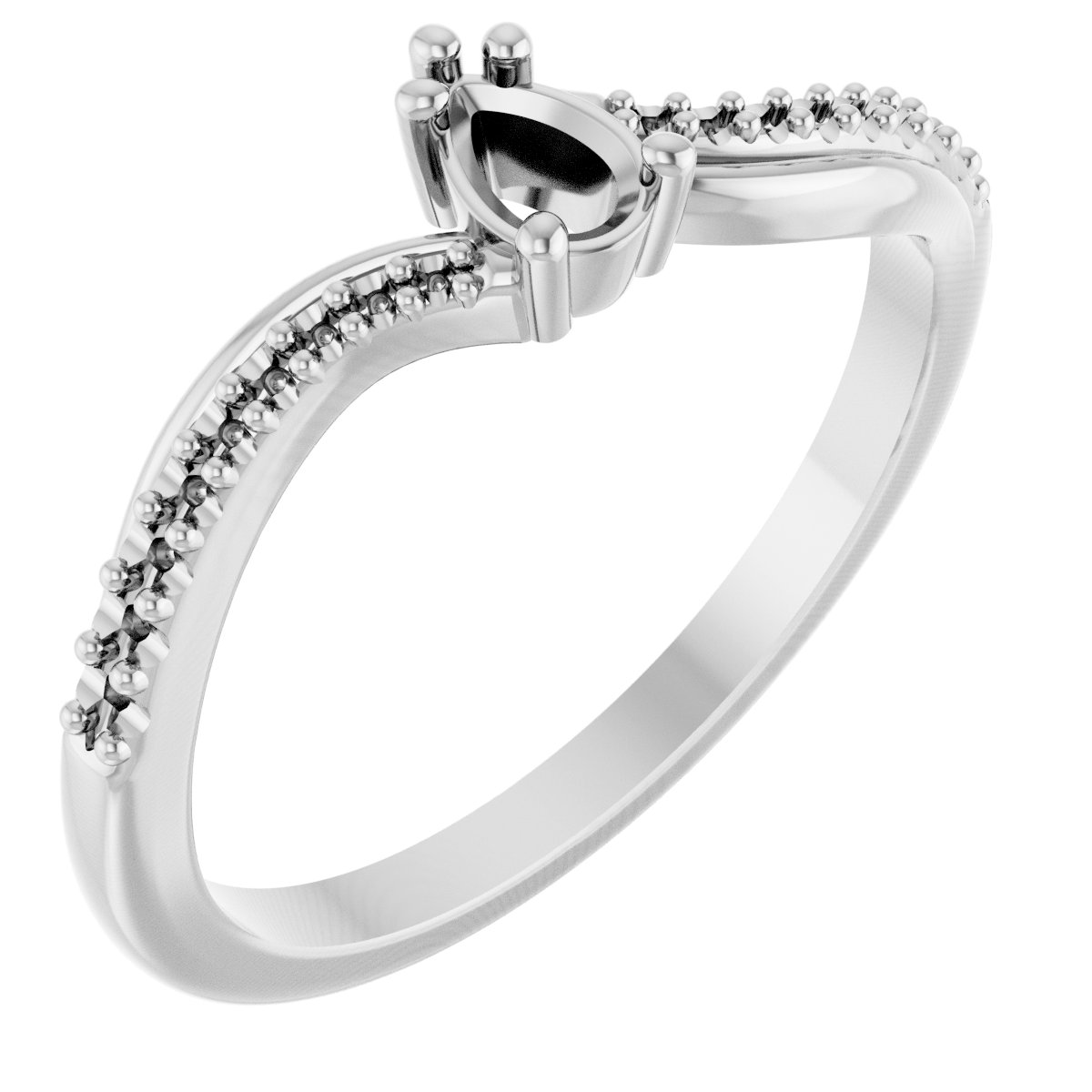14k White Gold