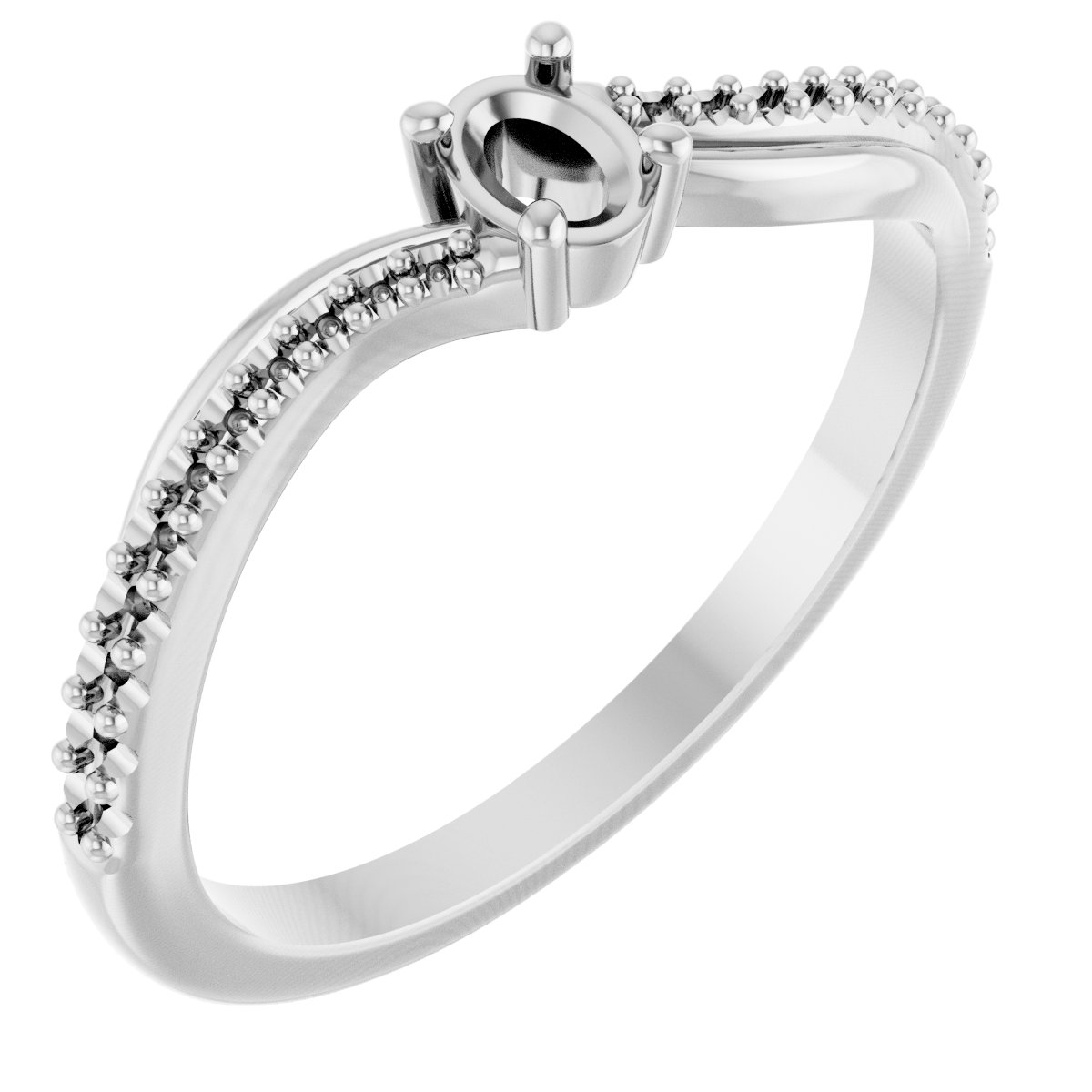 14k White Gold