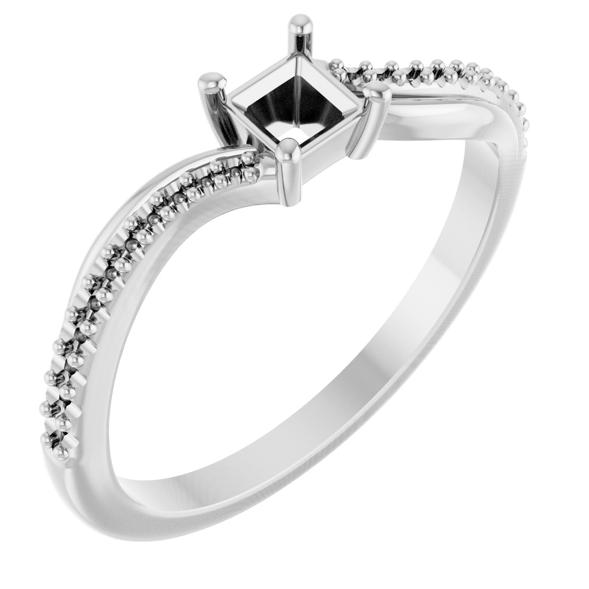 14k White Gold