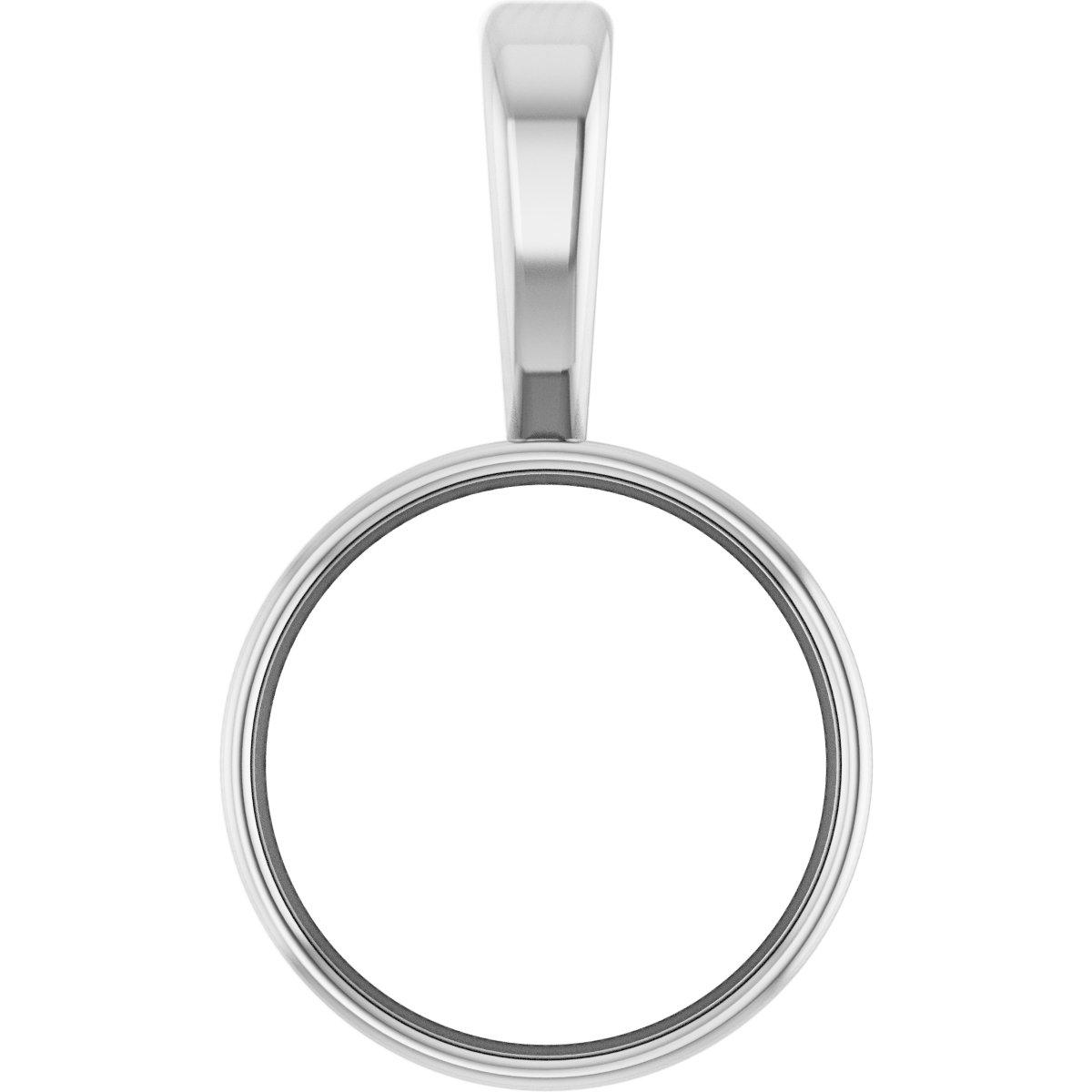 Bezel-Set Solitaire Necklace or Pendant