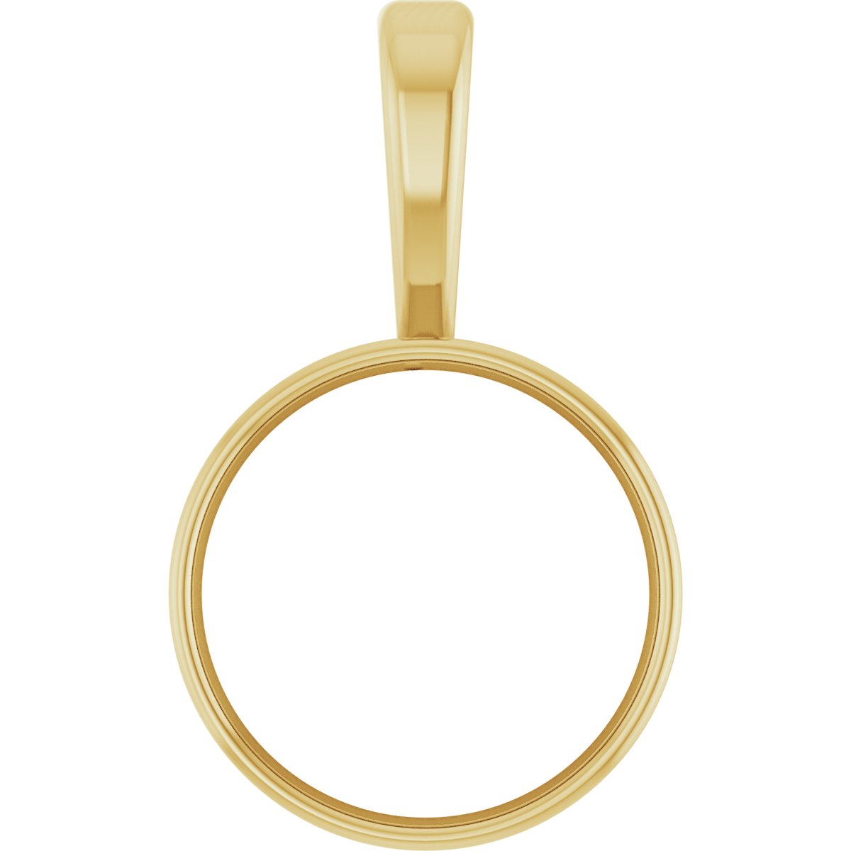 Bezel-Set Solitaire Necklace or Pendant