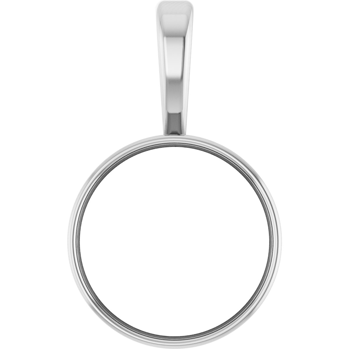 Bezel-Set Solitaire Necklace or Pendant