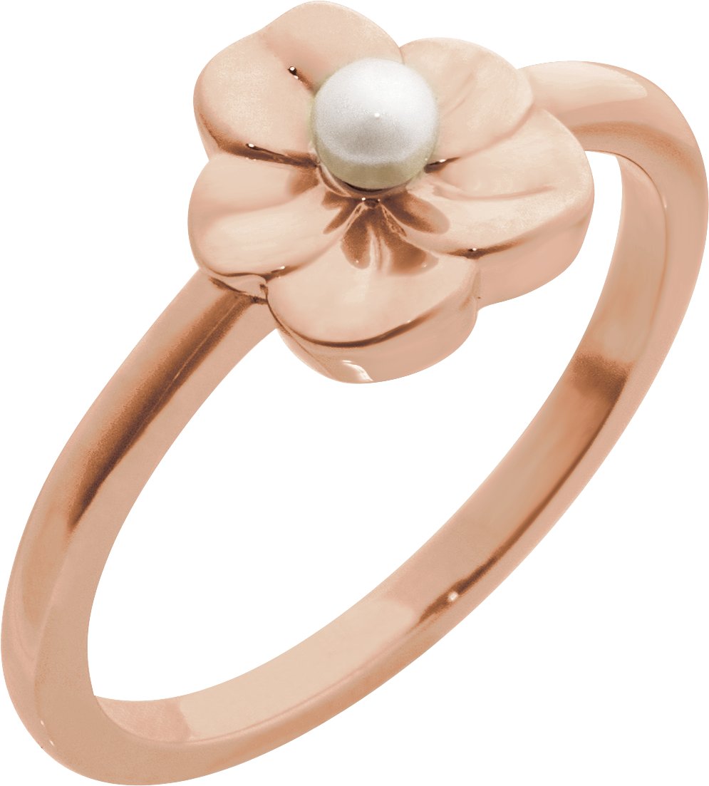 Floral Pearl Ring