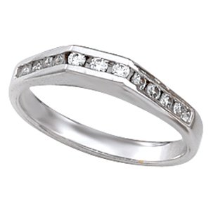 Platinum .20 CTW Diamond Band Ref 33032