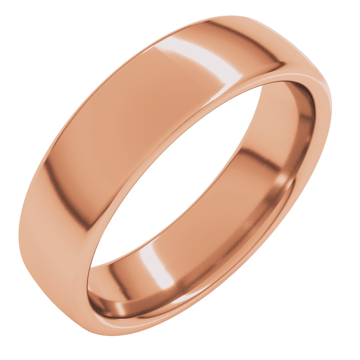 10K Rose 5.5 mm Comfort-Fit Standard Weight European-Style Band Size 4
