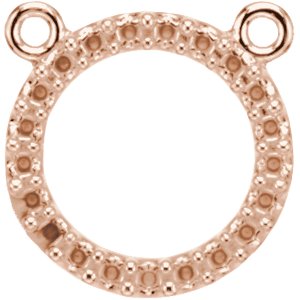 Petite Circle Necklace or Center