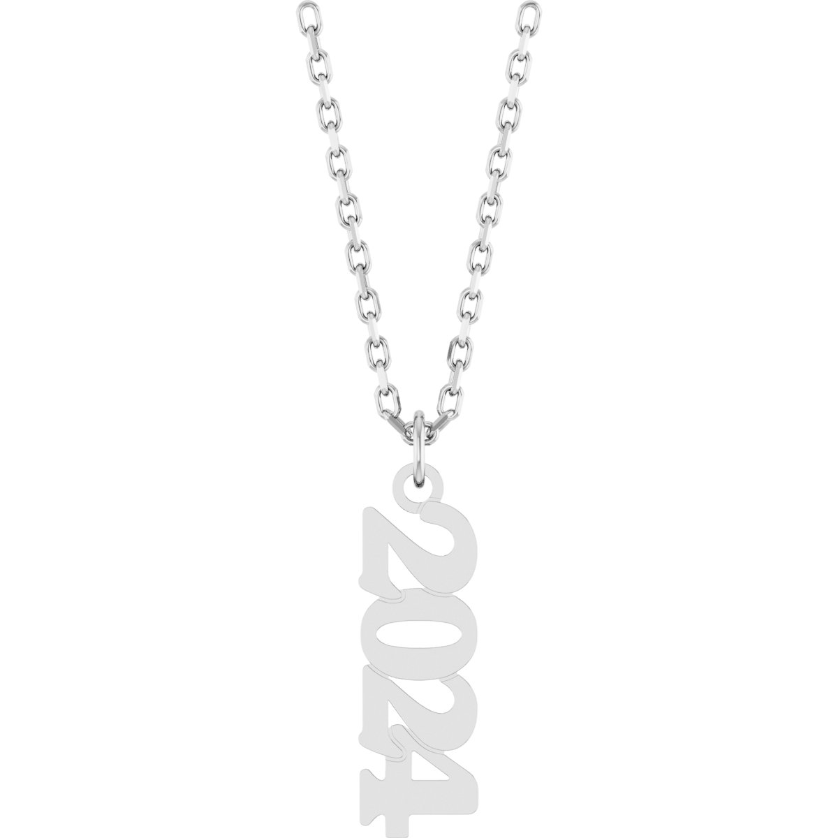 14K White Petite 2024 18 inch Necklace Ref 22321794