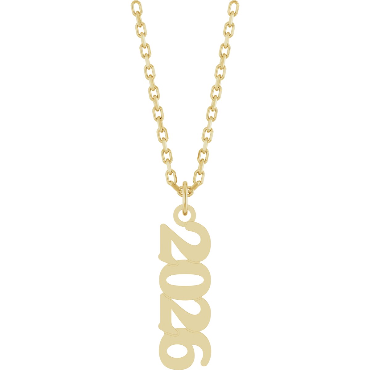 14K Yellow Petite 2026 18" Necklace