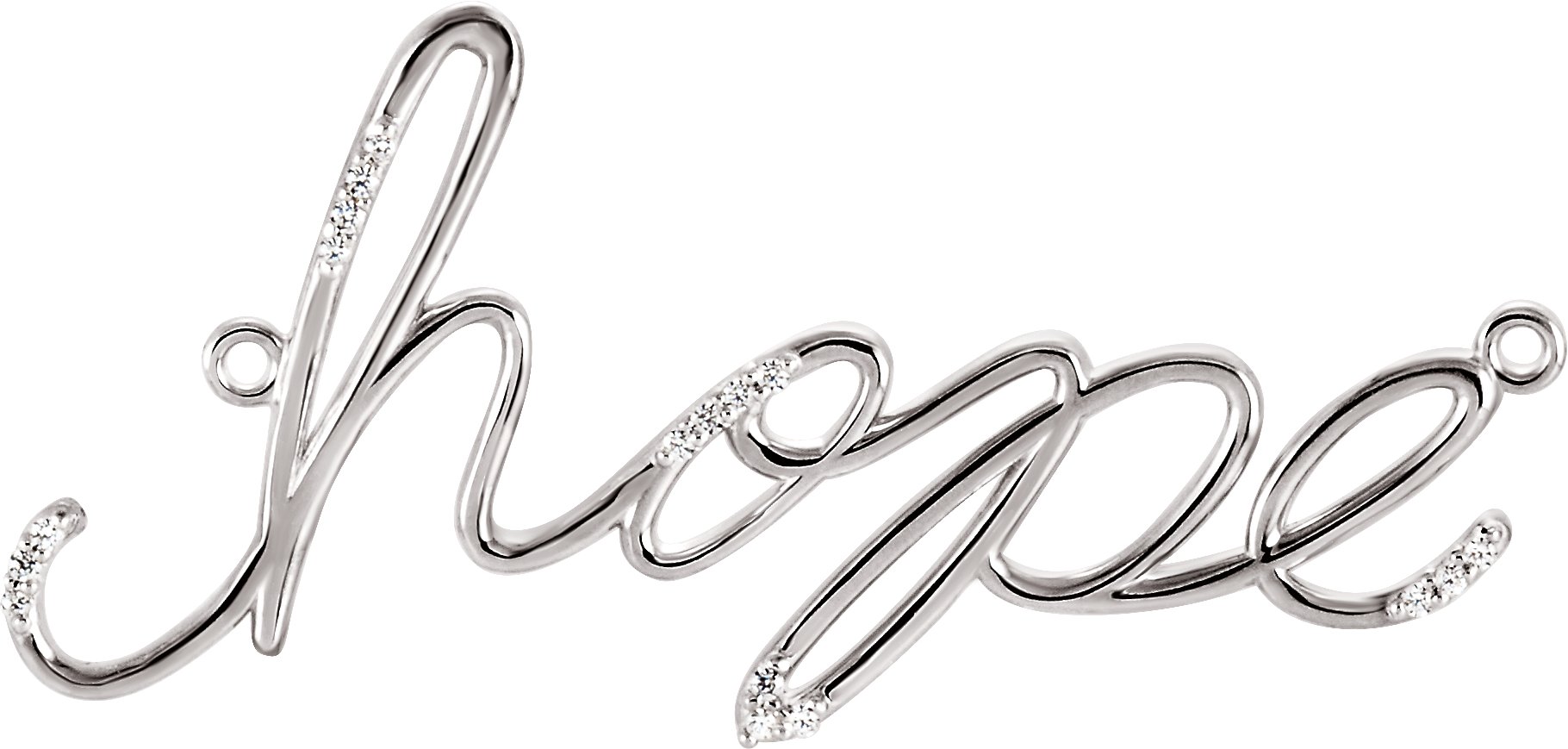 "Hope" Phrase Necklace or Center