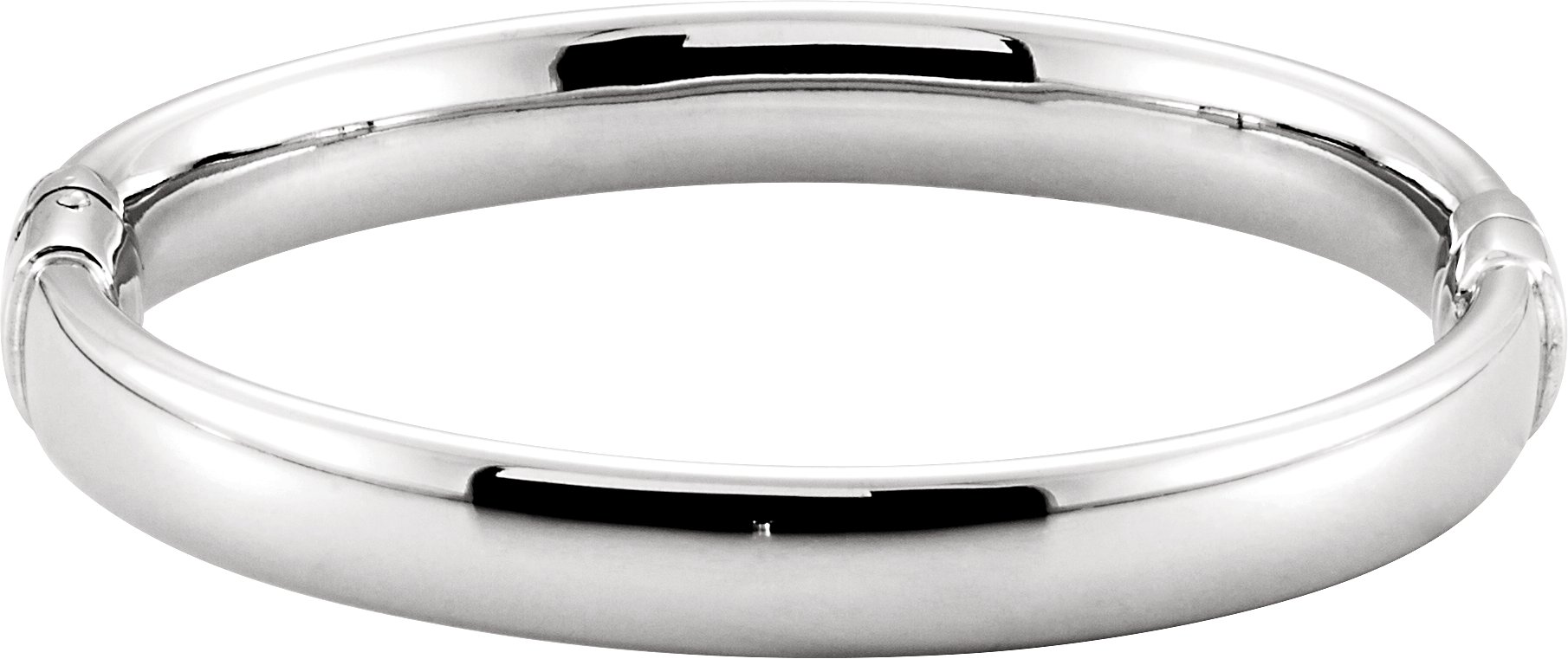 Sterling Silver 9 mm Hinged Bangle 7 Bracelet