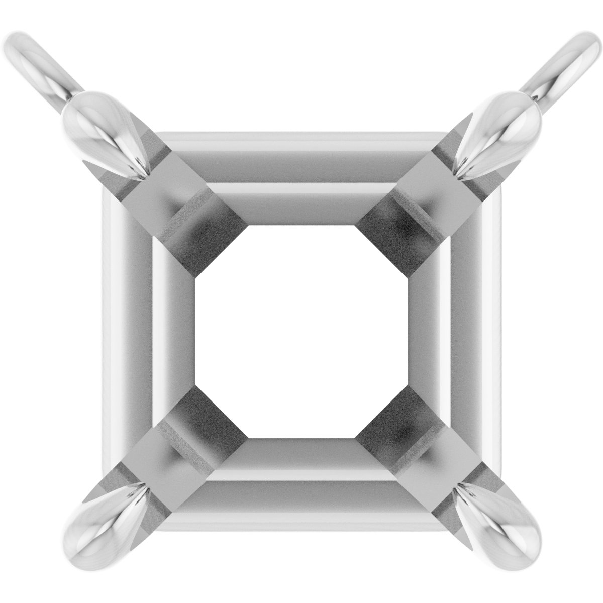 Claw-Prong Solitaire Necklace Center