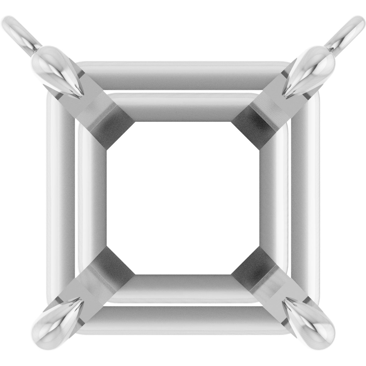 Claw-Prong Solitaire Necklace Center