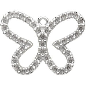 Accented Butterfly Dangle