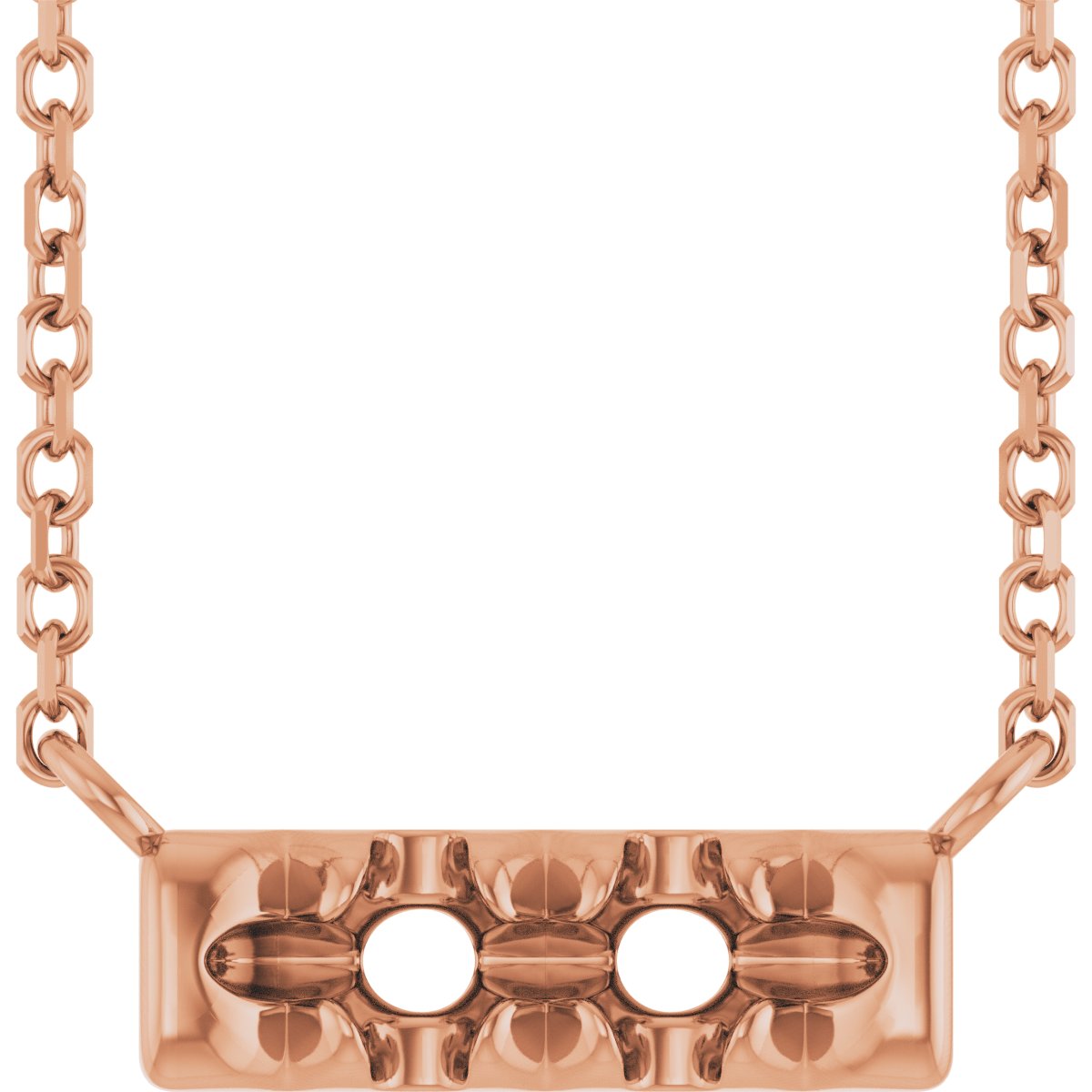 French-Set Family Bar Necklace or Center